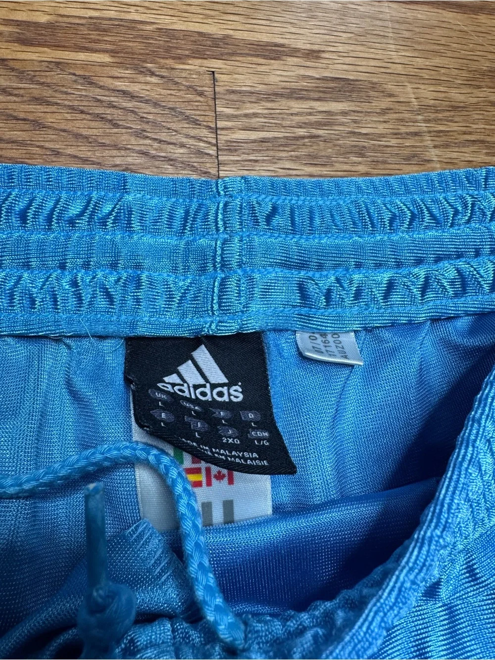 Vintage Adidas Y2K Athletic Shorts Blue Men’s Large Vtg 2000s